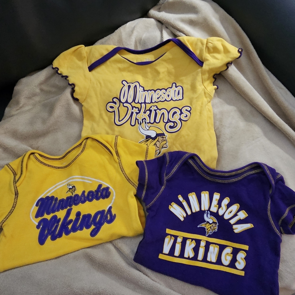 NFL Minnesota Vikings One Piece Bodysuits